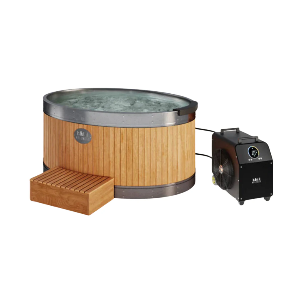 PolarPulse Energise Real Cedar Barrel Ice Bath